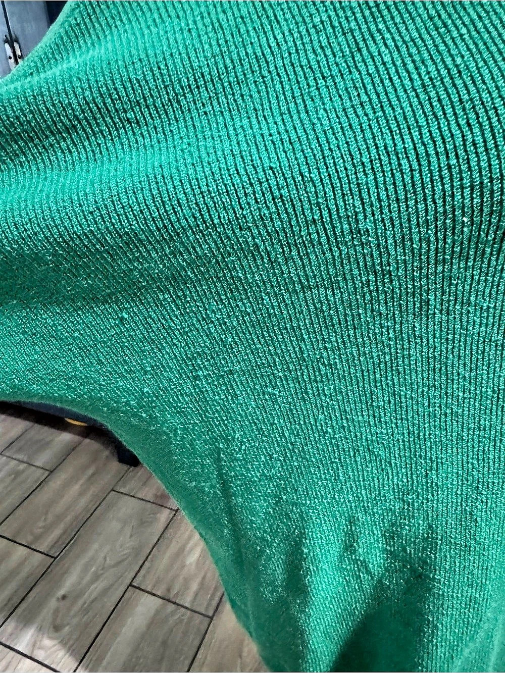 Eileen Fisher Green Scoop Neck Sweater Size Large - Picture 3 of 5